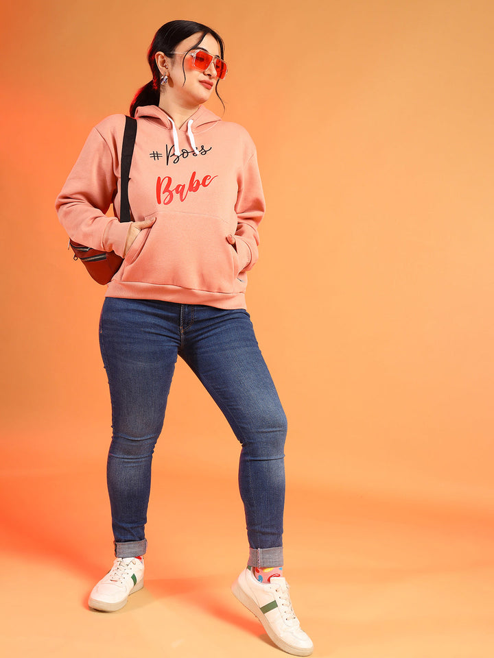 Printed Hooded Sweatshirt