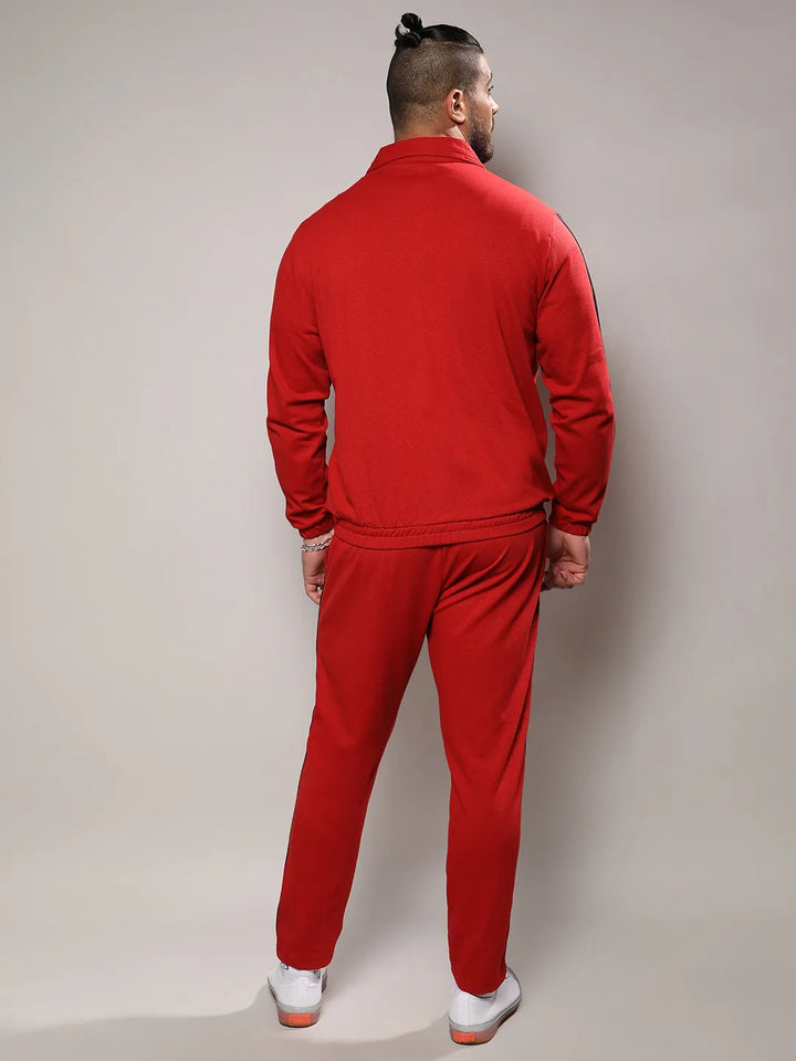 Stylish Casual Red Co-Ord Set