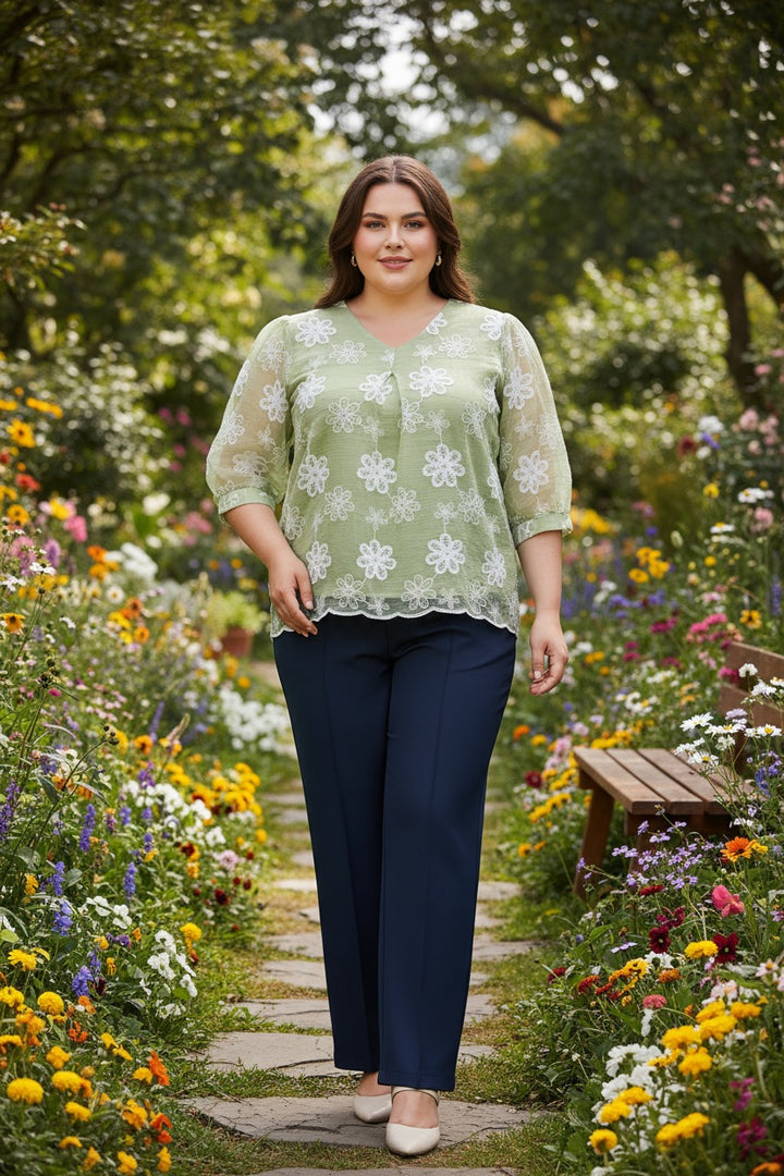 Parfait Pluss embroidered top