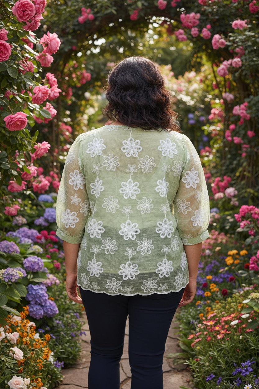 Parfait Pluss embroidered top