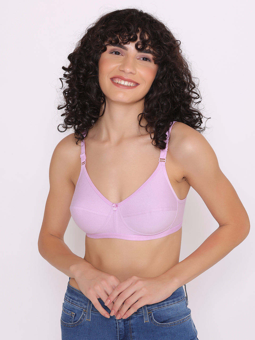 Women's Non Padded Non-Wired Regular Bra (Pack of 3)-ZOE