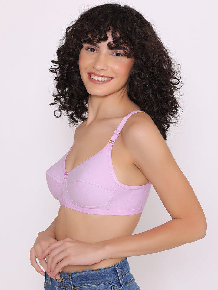 Women's Non Padded Non-Wired Regular Bra (Pack of 3)-ZOE