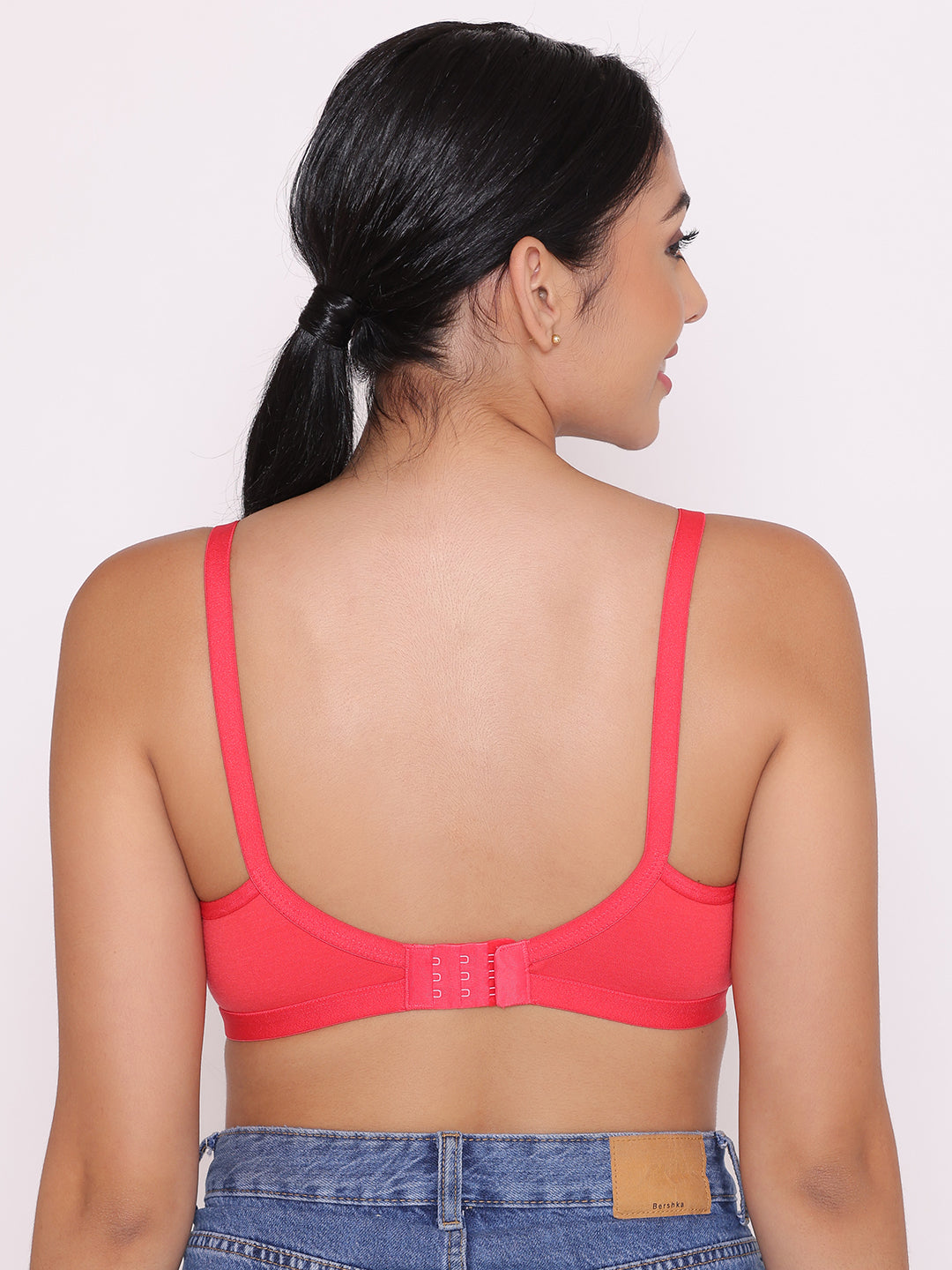 Women's Non Padded Non-Wired Regular Bra-Paris Combo of 2