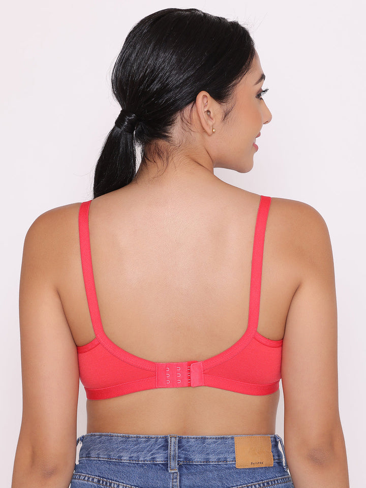 Women's Non Padded Non-Wired Regular Bra-Paris Combo of 2