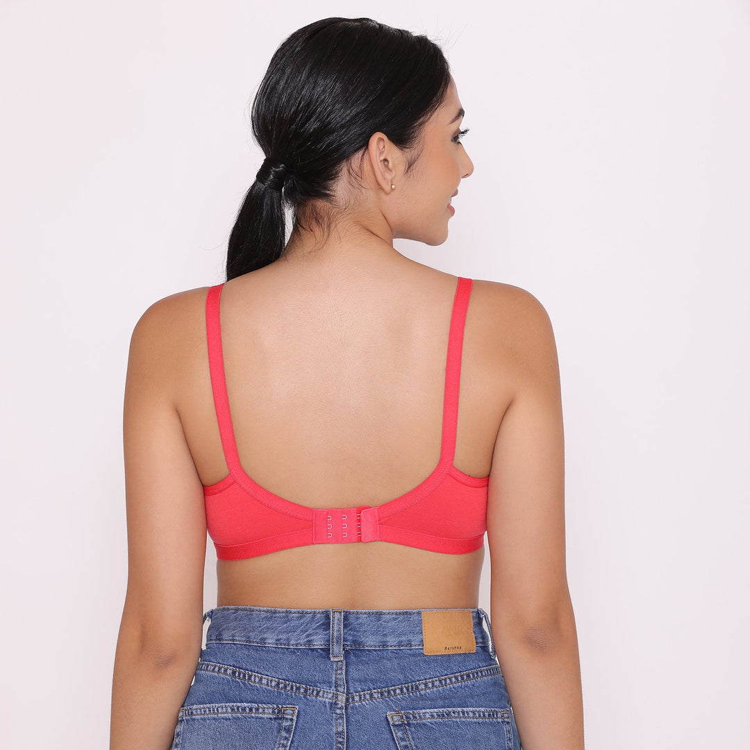 Women's Non Padded Non-Wired Regular Bra-PARIS Combo of 5
