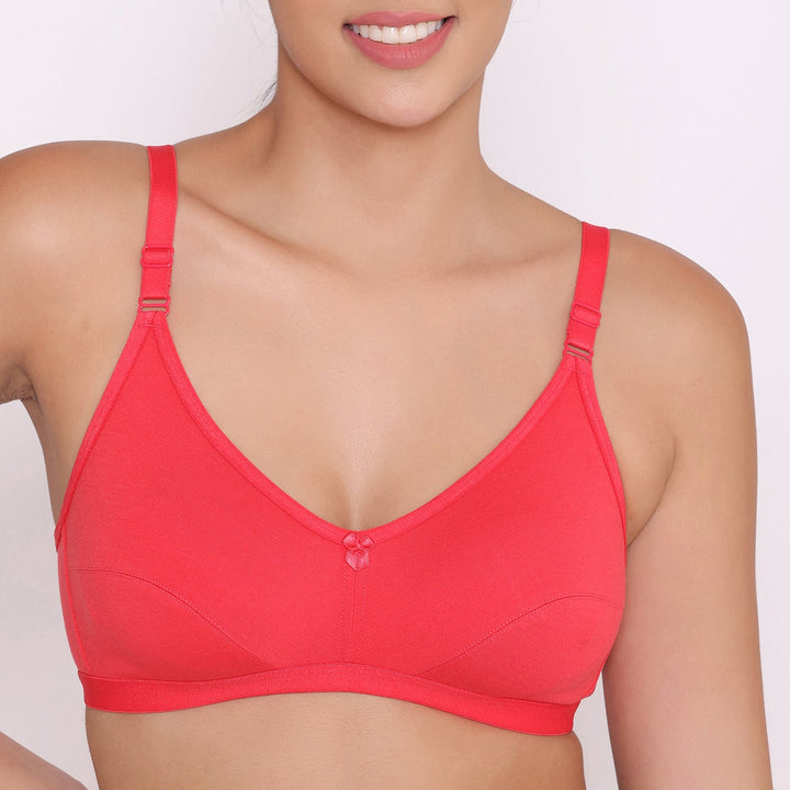 Women's Non Padded Non-Wired Regular Bra-PARIS Combo of 5