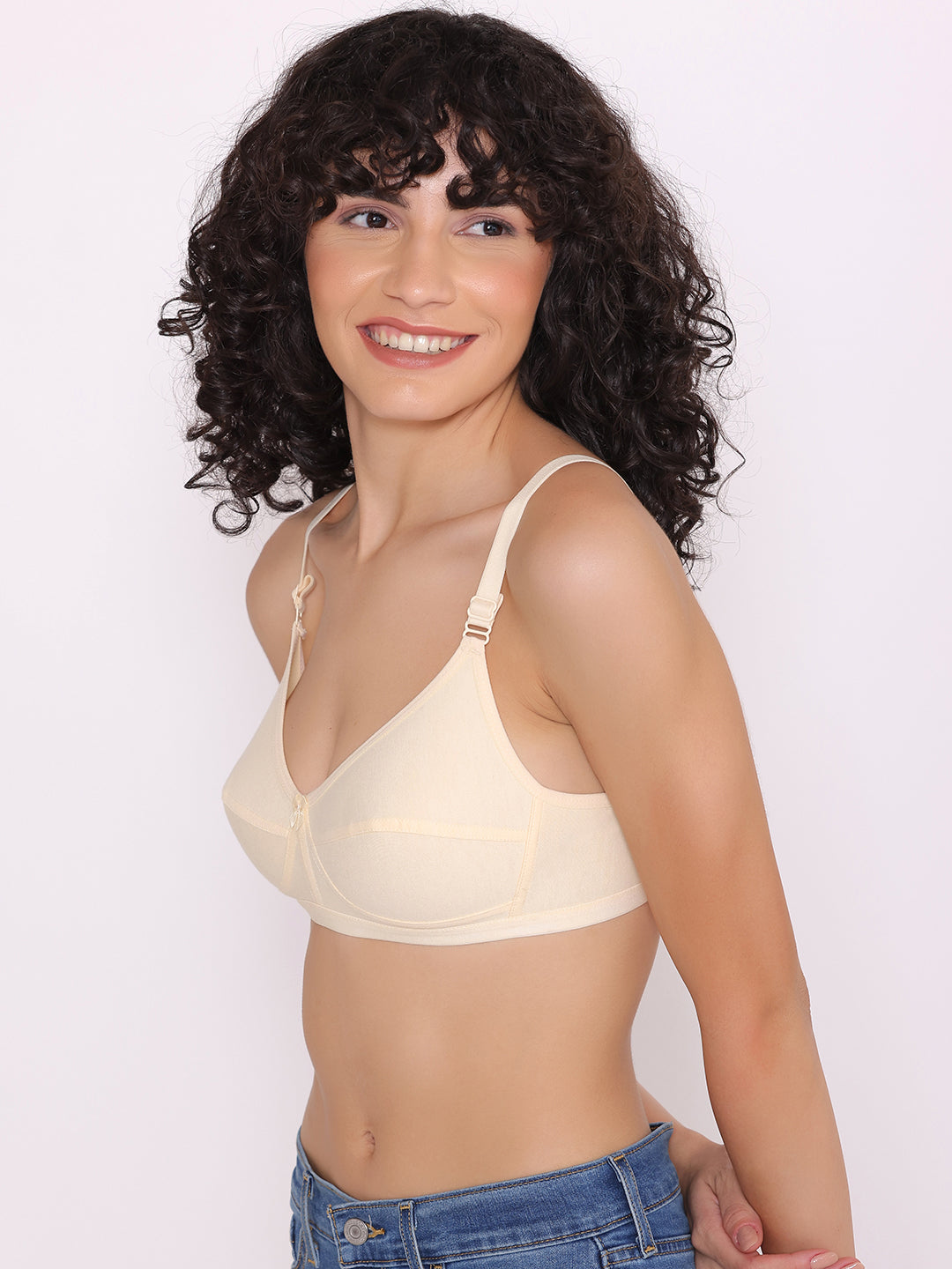 Women's Non Padded Non-Wired Regular Bra (Pack of 3)-ZOE