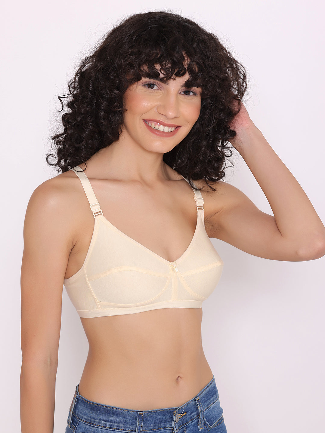 Women's Non Padded Non-Wired Regular Bra (Pack of 3)-ZOE