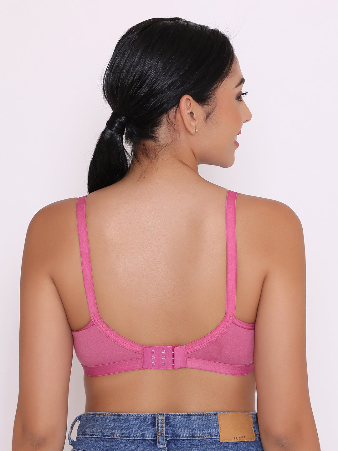 Women's Non Padded Non-Wired Regular Bra-Paris Combo of 2