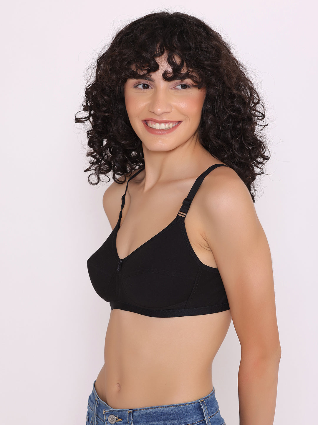 Women's Non Padded Non-Wired Regular Bra (Pack of 2)-ZOE