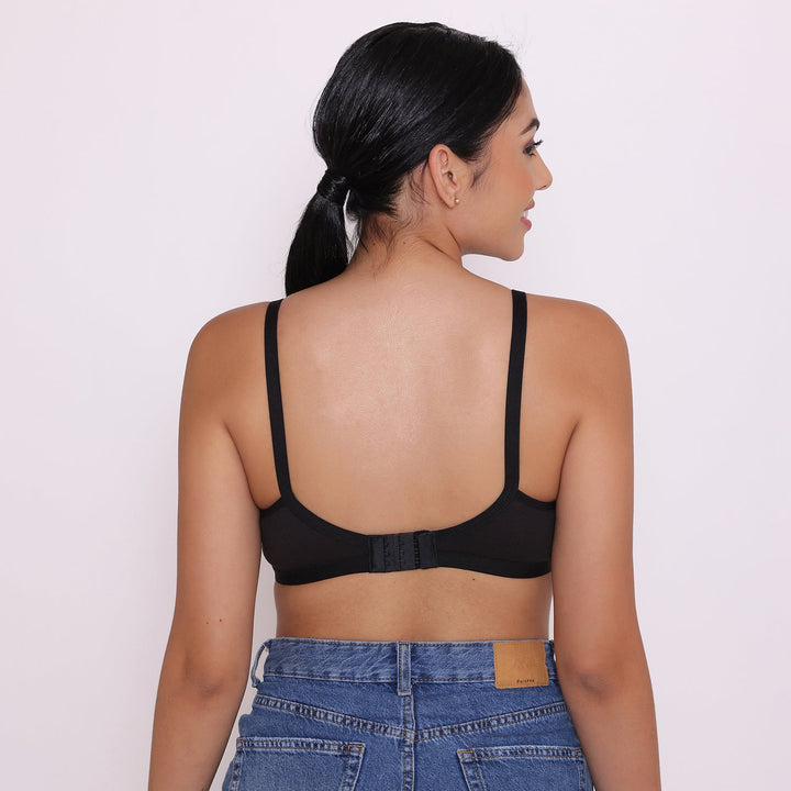 Women's Non Padded Non-Wired Regular Bra-PARIS Combo of 3