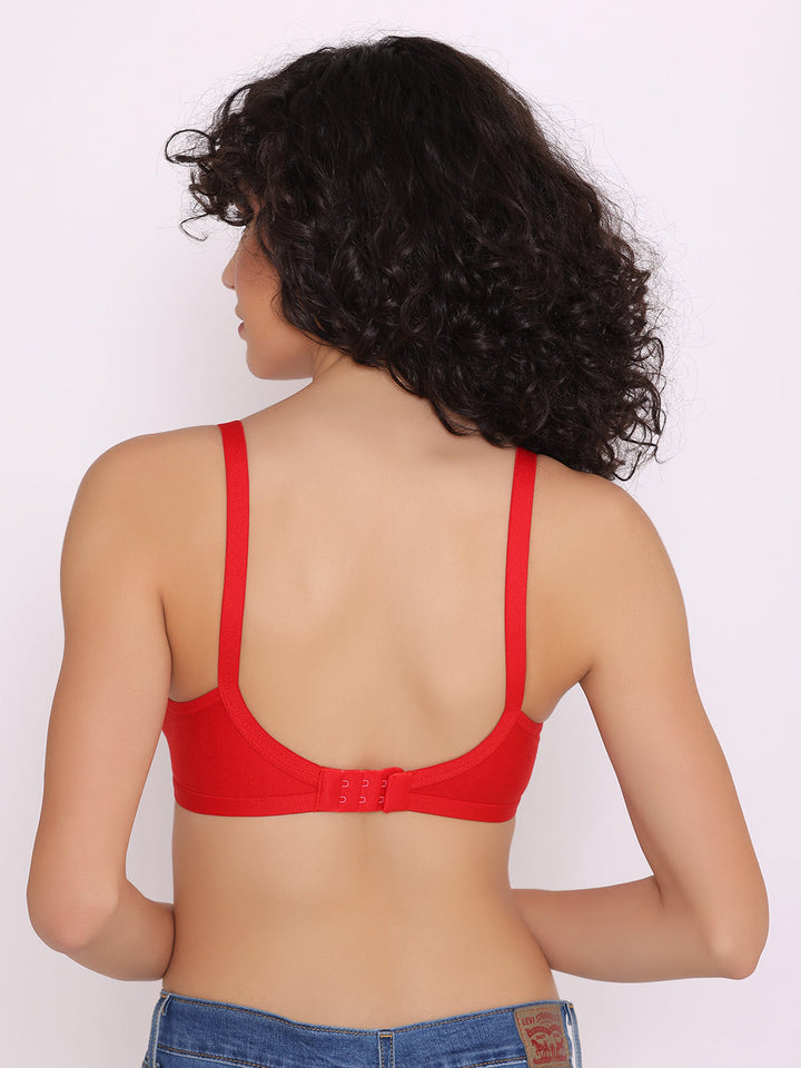 Women's Non Padded Non-Wired Regular Bra (Pack of 2)-ZOE