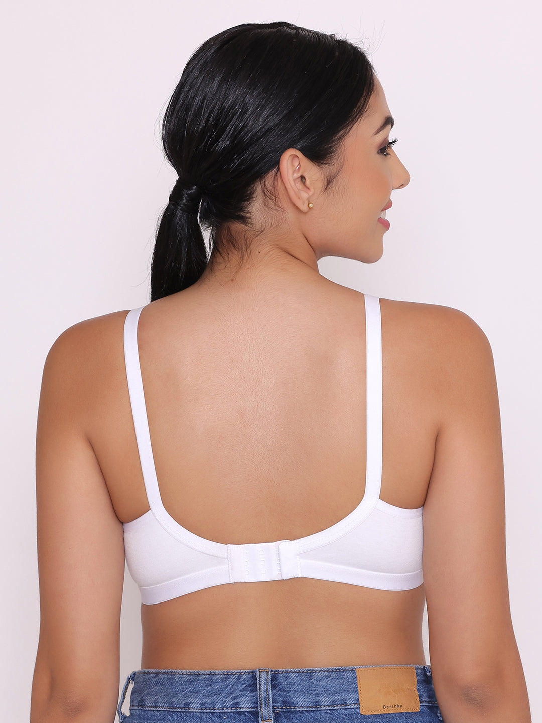 Women's Non Padded Non-Wired Regular Bra-Paris Combo of 2