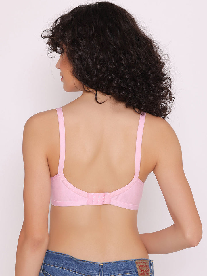 Women's Non Padded Non-Wired Regular Bra (Pack of 3)-ZOE