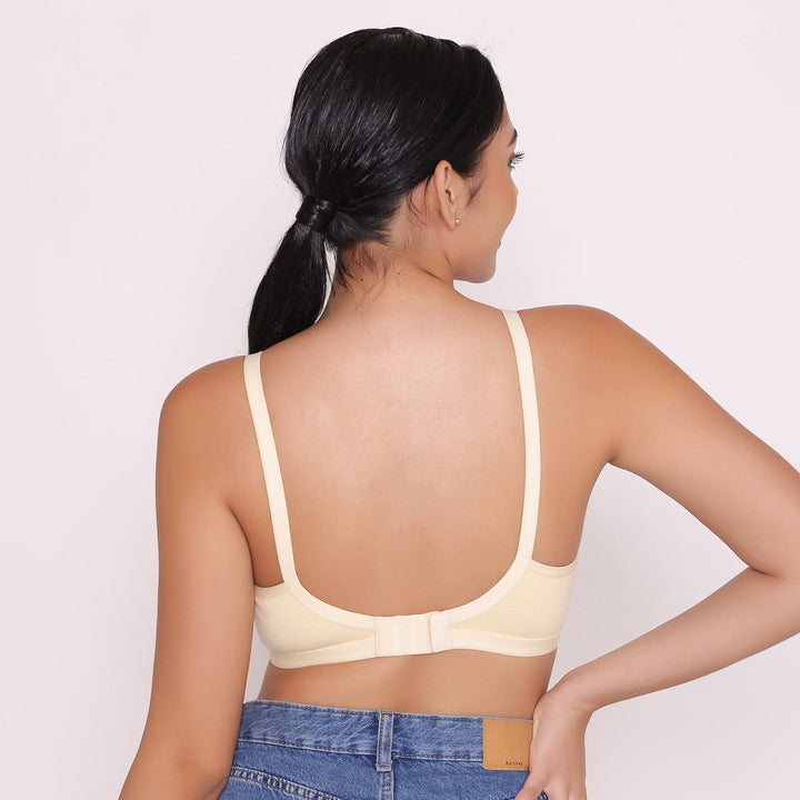 Women's Non Padded Non-Wired Regular Bra-PARIS Combo of 3