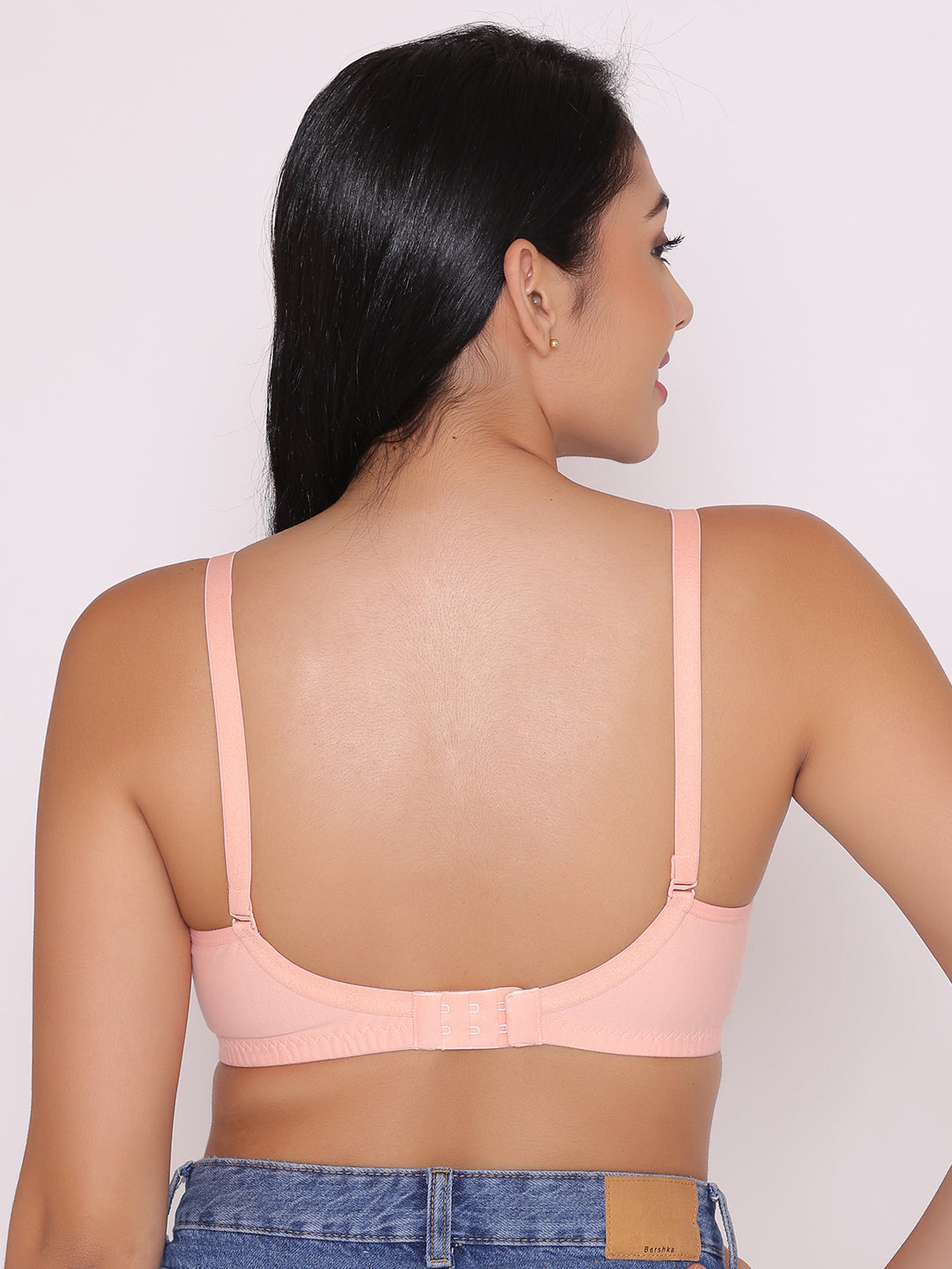 Women's Non Padded Non Wired Full Coverage Bra with No Spillage (Pack of 2)-ELSA