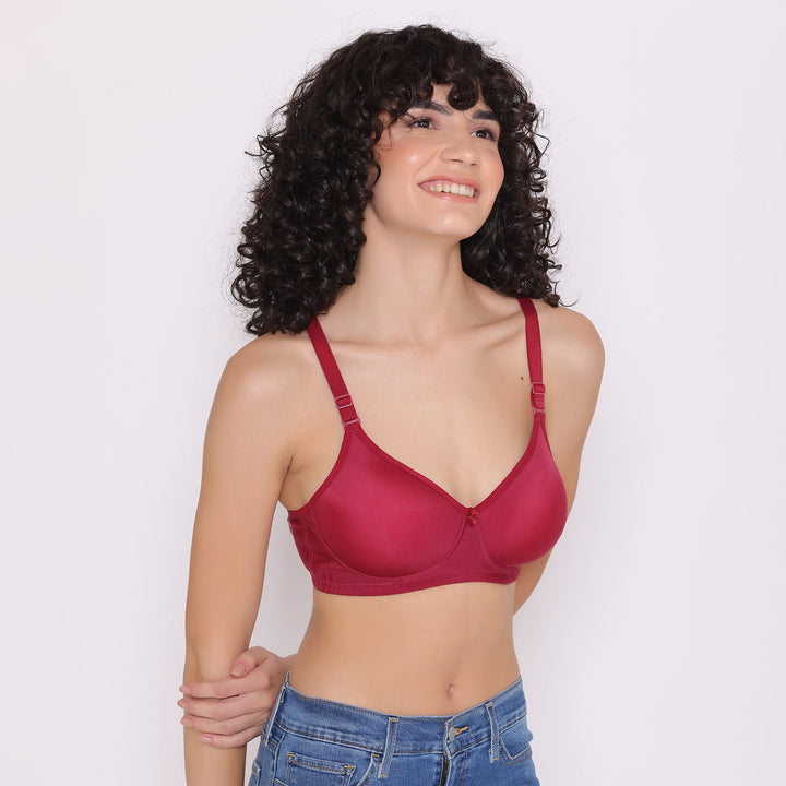 Full Coverage T-Shirt Bra Lightly Padded-LILY