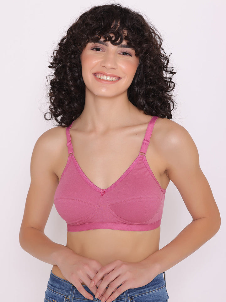 Women's Non Padded Non-Wired Regular Bra-RIO Combo of 2