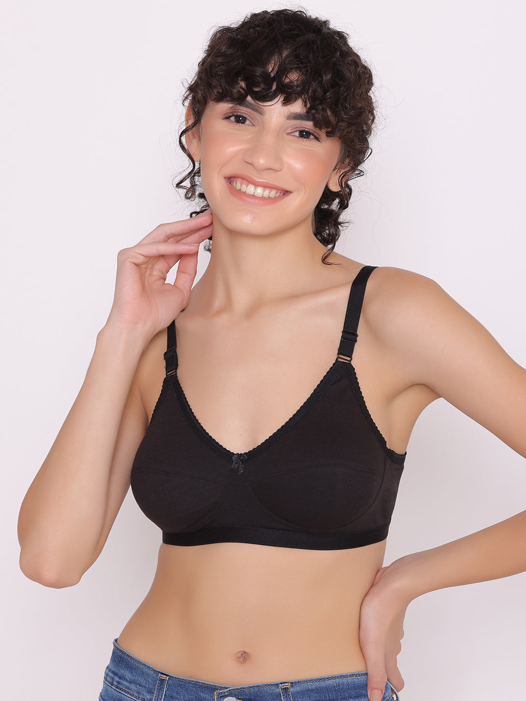 Women's Non Padded Non-Wired Regular Bra-RIO Combo of 3