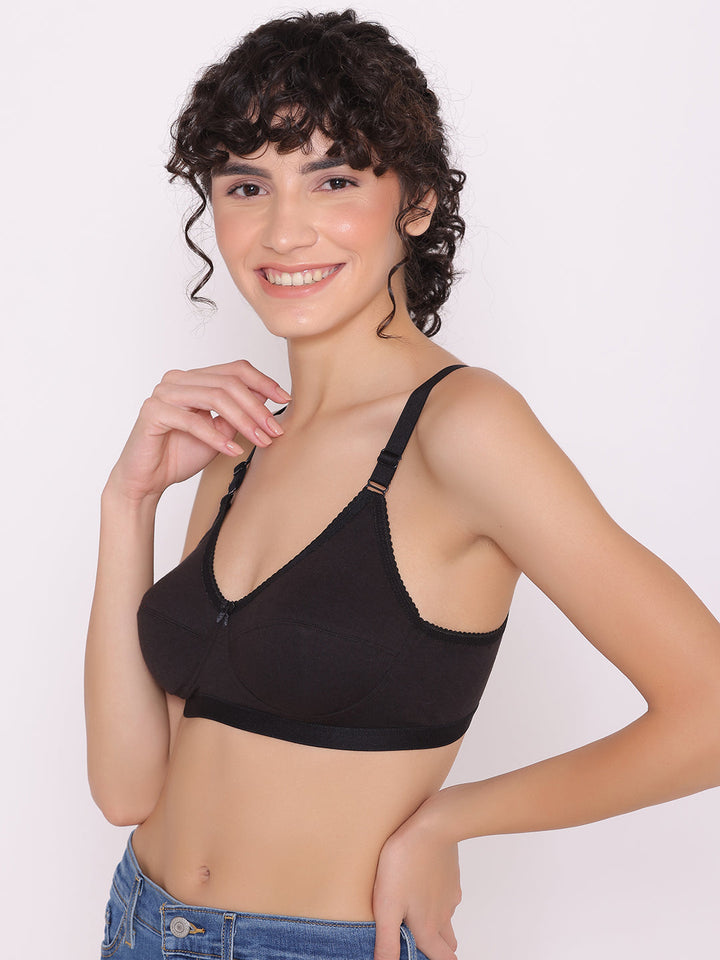 Women's Non Padded Non-Wired Regular Bra-RIO Combo of 3