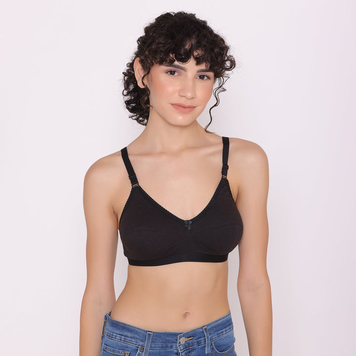 Women's Non Padded Non-Wired Regular Bra-RIO Combo of 6