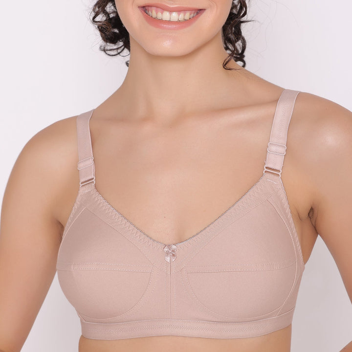 Women's full coverage cotton bra-BELLA
