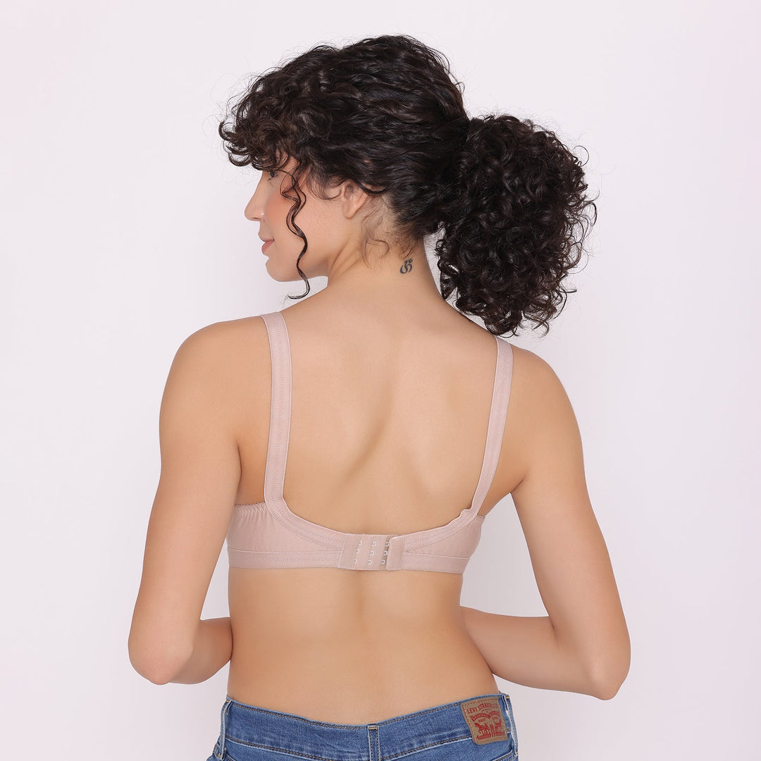 Women's full coverage cotton bra-BELLA