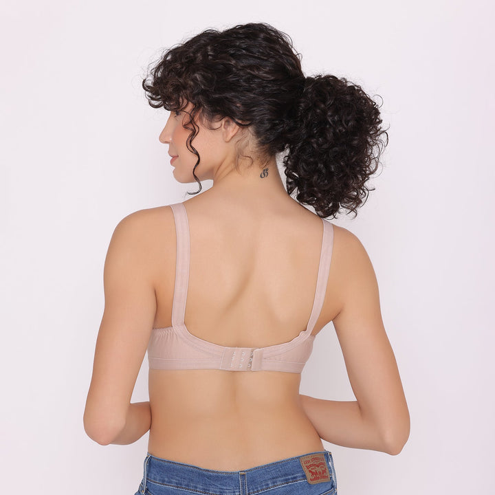 Women's full coverage cotton bra-BELLA