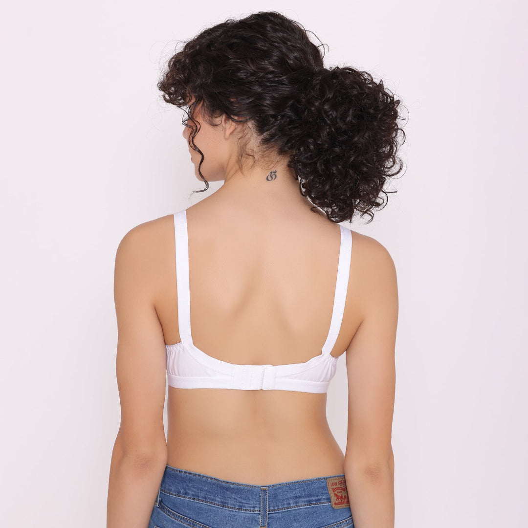 Women's full coverage cotton bra-BELLA