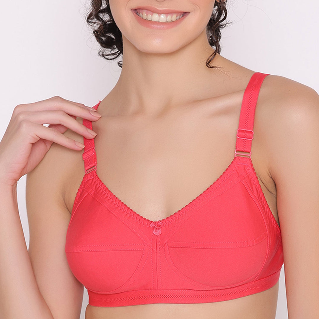Women's full coverage cotton bra-BELLA