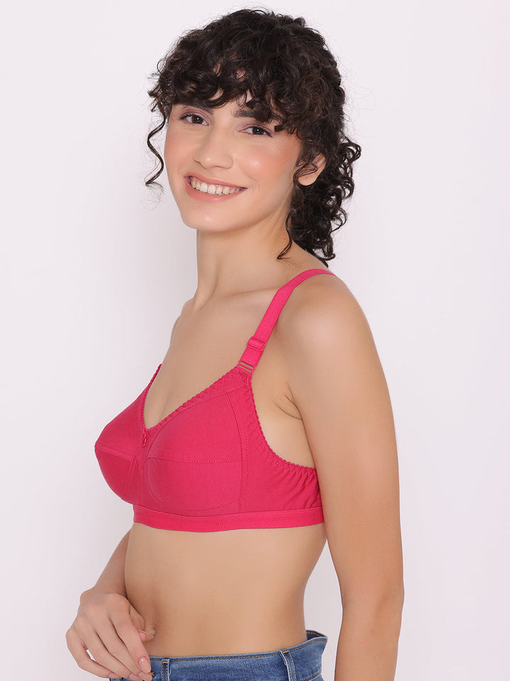 Women's full coverage cotton bra (Pack of 4) -BELLA