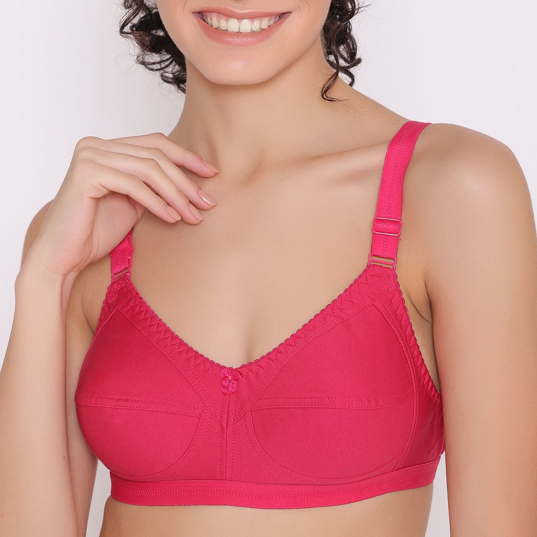 Women's full coverage cotton bra-BELLA