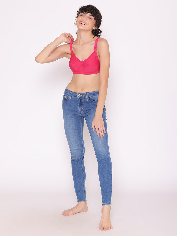 Women's full coverage cotton bra (Pack of 4) -BELLA