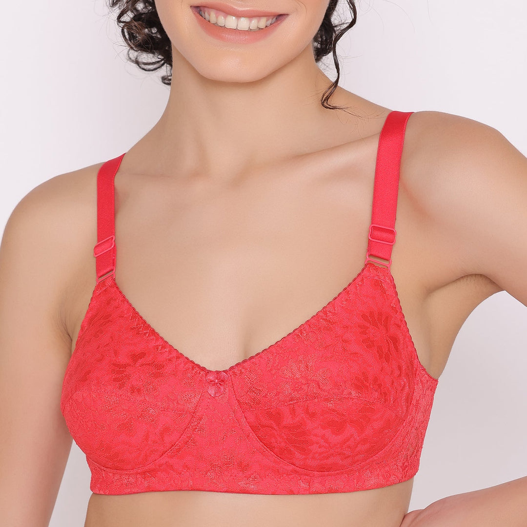 Women's Non Padded Full Coverage Full Net Bra -Erin