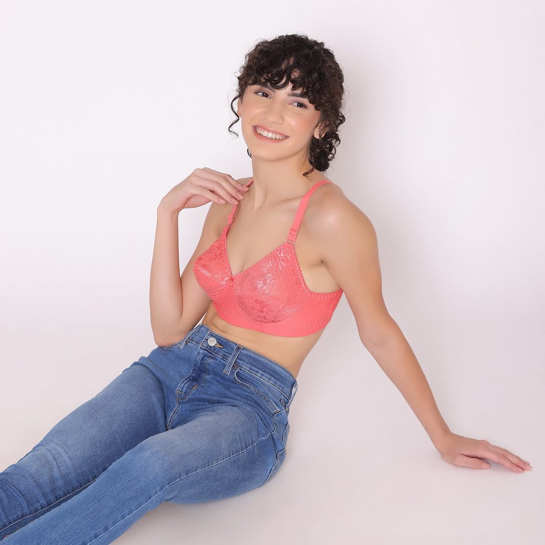 Women's Full coverage non padded Bra-Dora