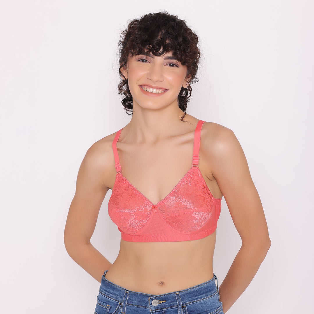 Women's Full coverage non padded Bra-Dora