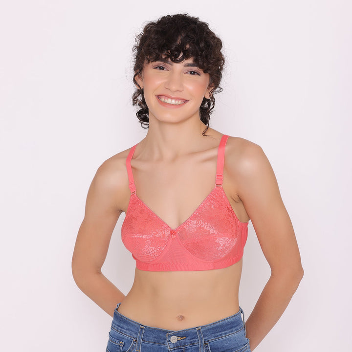 Women's Full coverage non padded Bra-Dora