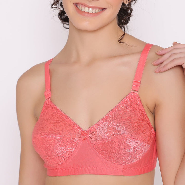Women's Full coverage non padded Bra-Dora