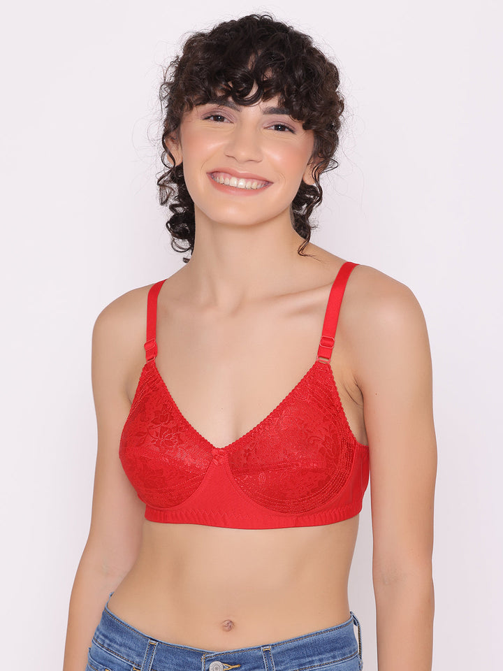 Women's Full coverage non padded Bra (Pack of 2)-Dora