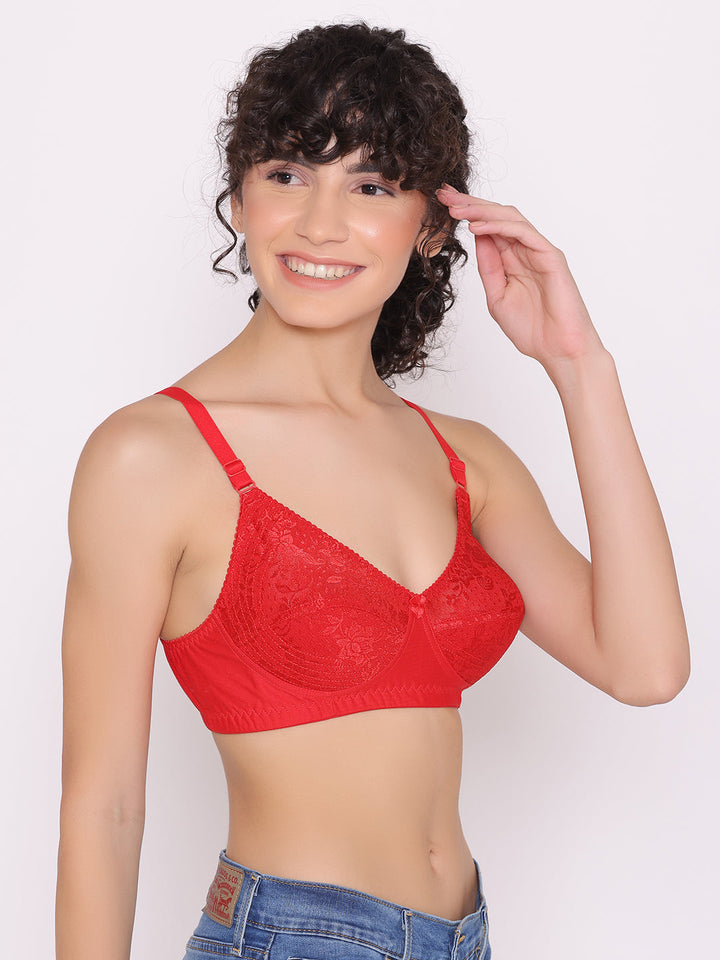 Women's Full coverage non padded Bra (Pack of 3)-Dora