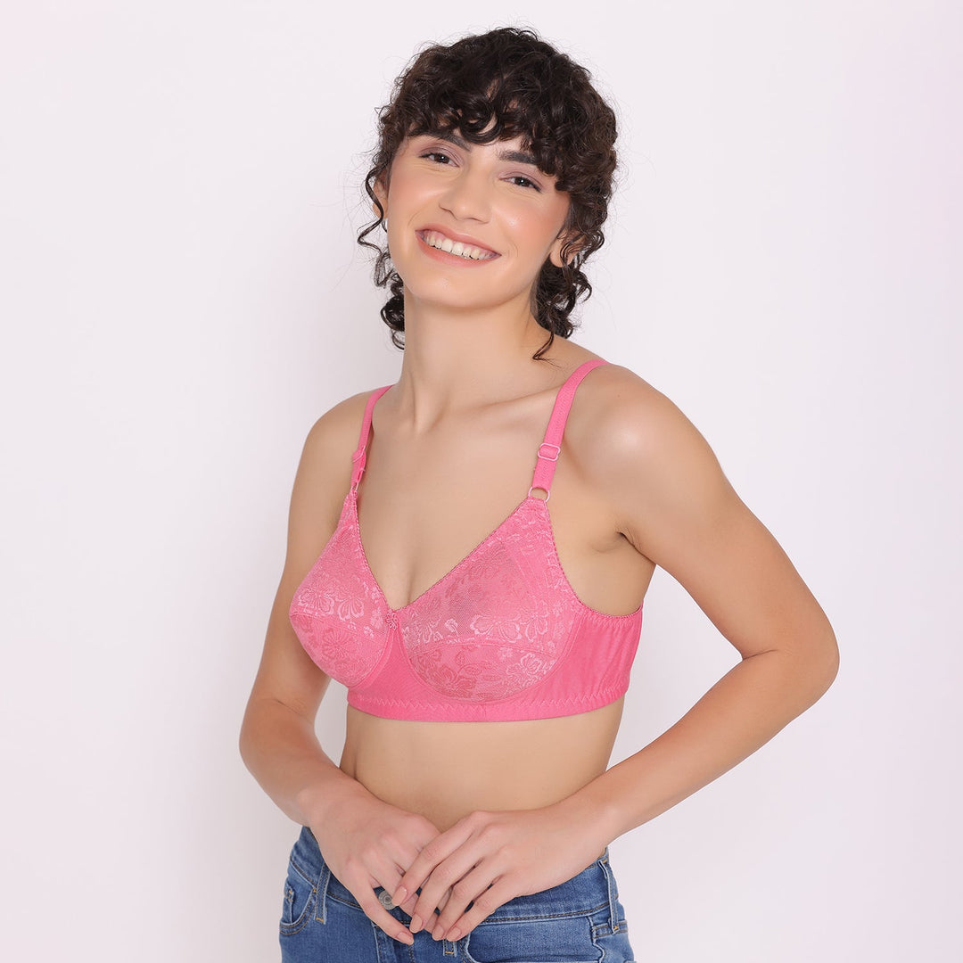 Women's Full coverage non padded Bra-Dora