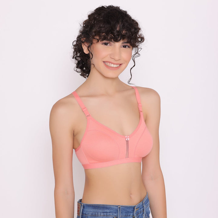 Women's Non Padded Non-Wired Regular Bra-VEGAS COMBO OF 3