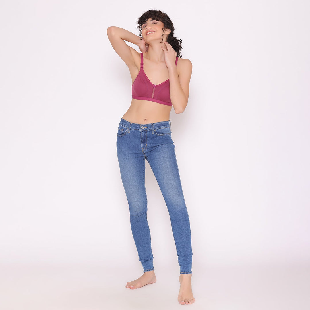 Women's Non Padded Non-Wired Regular Bra-VEGAS