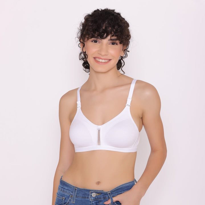 Women's Non Padded Non-Wired Regular Bra-VEGAS COMBO OF 2