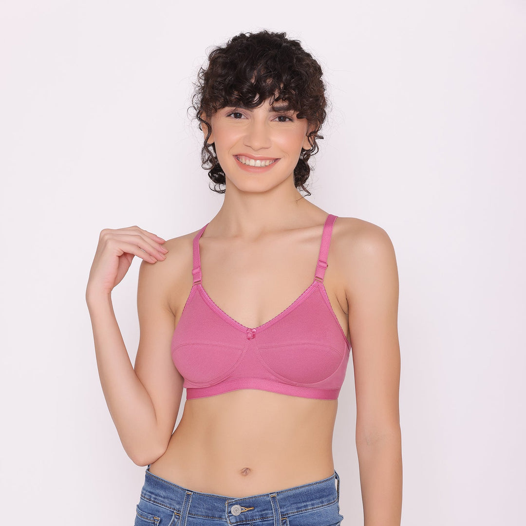 Women's Non Padded Non-Wired Regular Bra-RIO Combo of 6