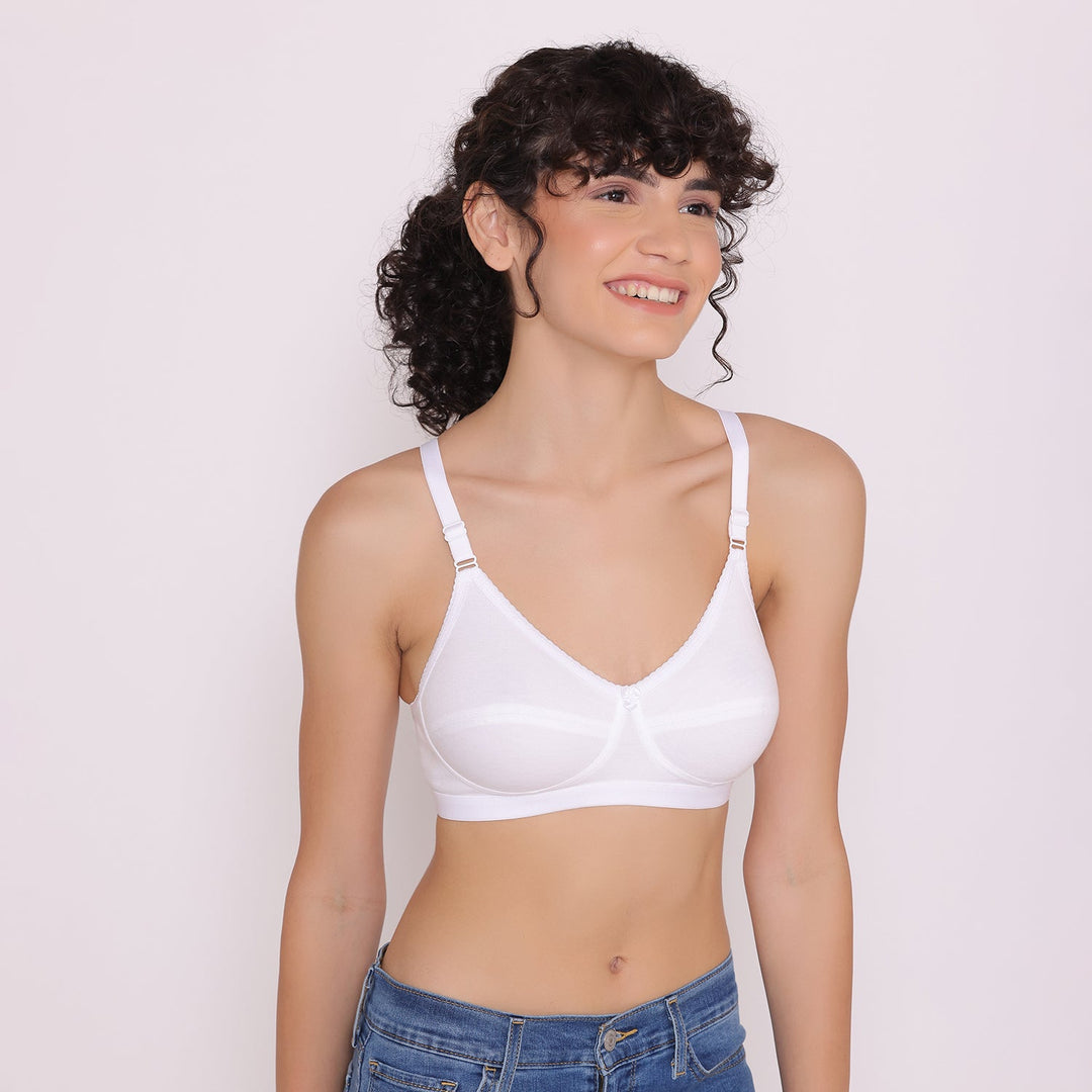 Women's Non Padded Non-Wired Regular Bra-RIO Combo of 6