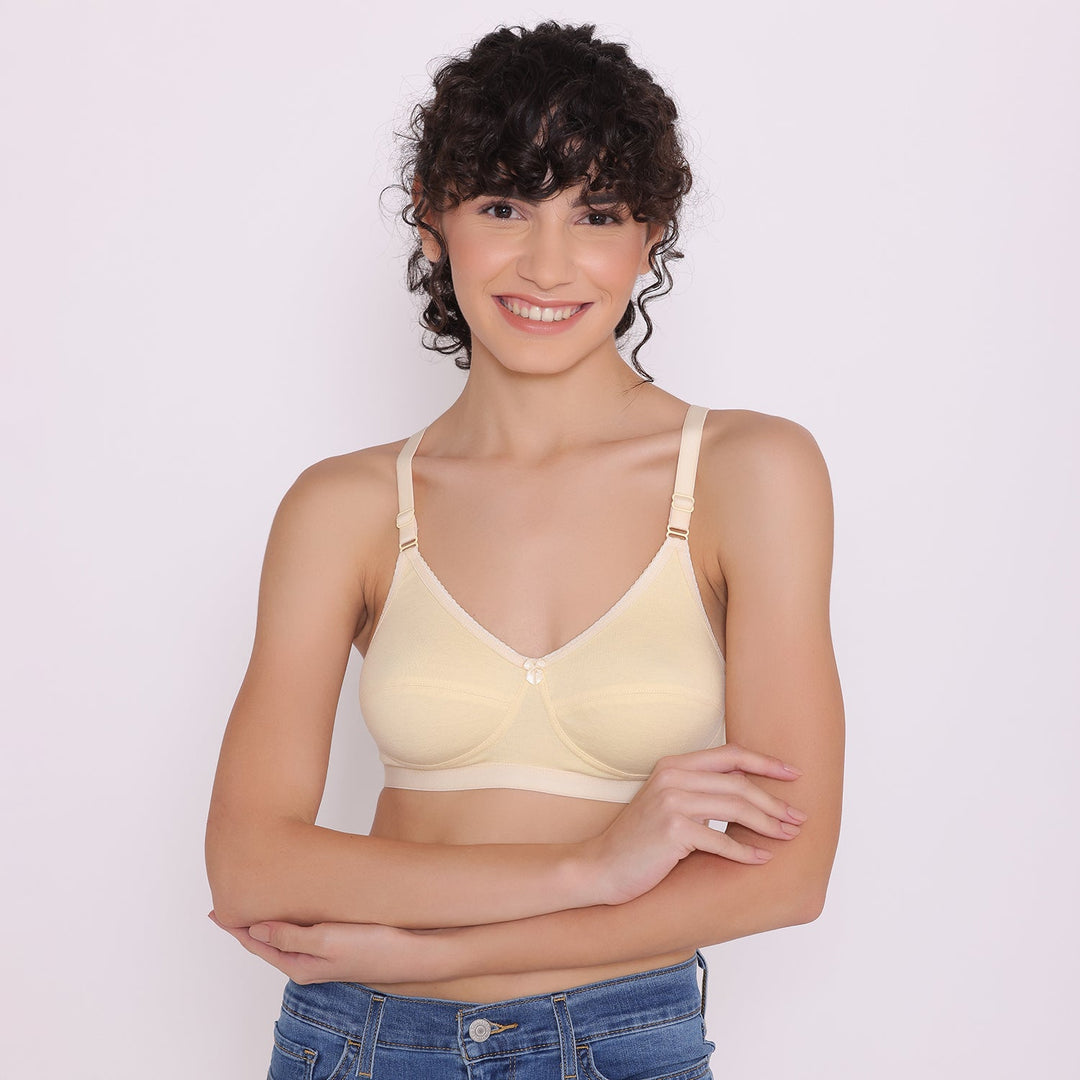 Women's Non Padded Non-Wired Regular Bra-RIO Combo of 6