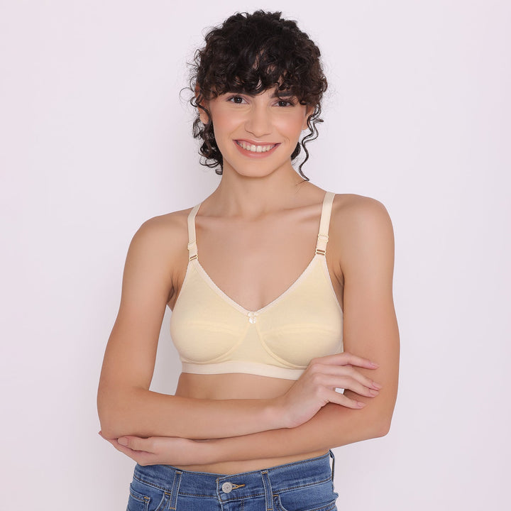 Women's Non Padded Non-Wired Regular Bra-RIO Combo of 6