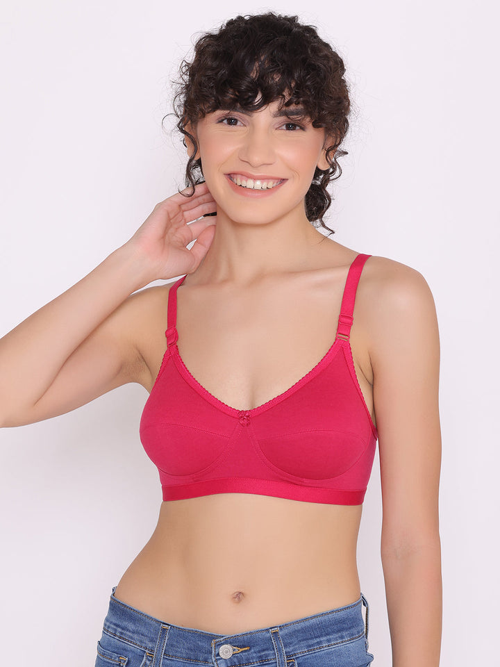 Women's Non Padded Non-Wired Regular Bra-RIO Combo of 3