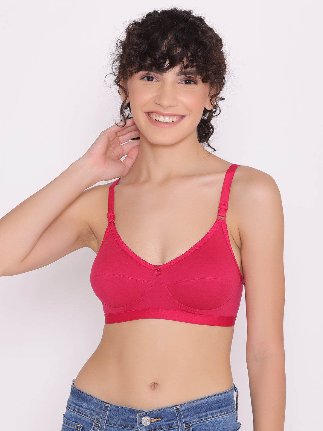 Women's Non Padded Non-Wired Regular Bra-RIO Combo of 3